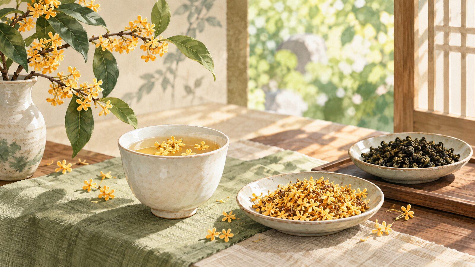 Osmanthus Tea: Flowers, Tea Blends and How to Brew Each
