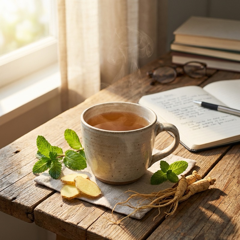 Energía Natural: Las Mejores Infusiones Sin Cafeína para el Enfoque y la Alerta