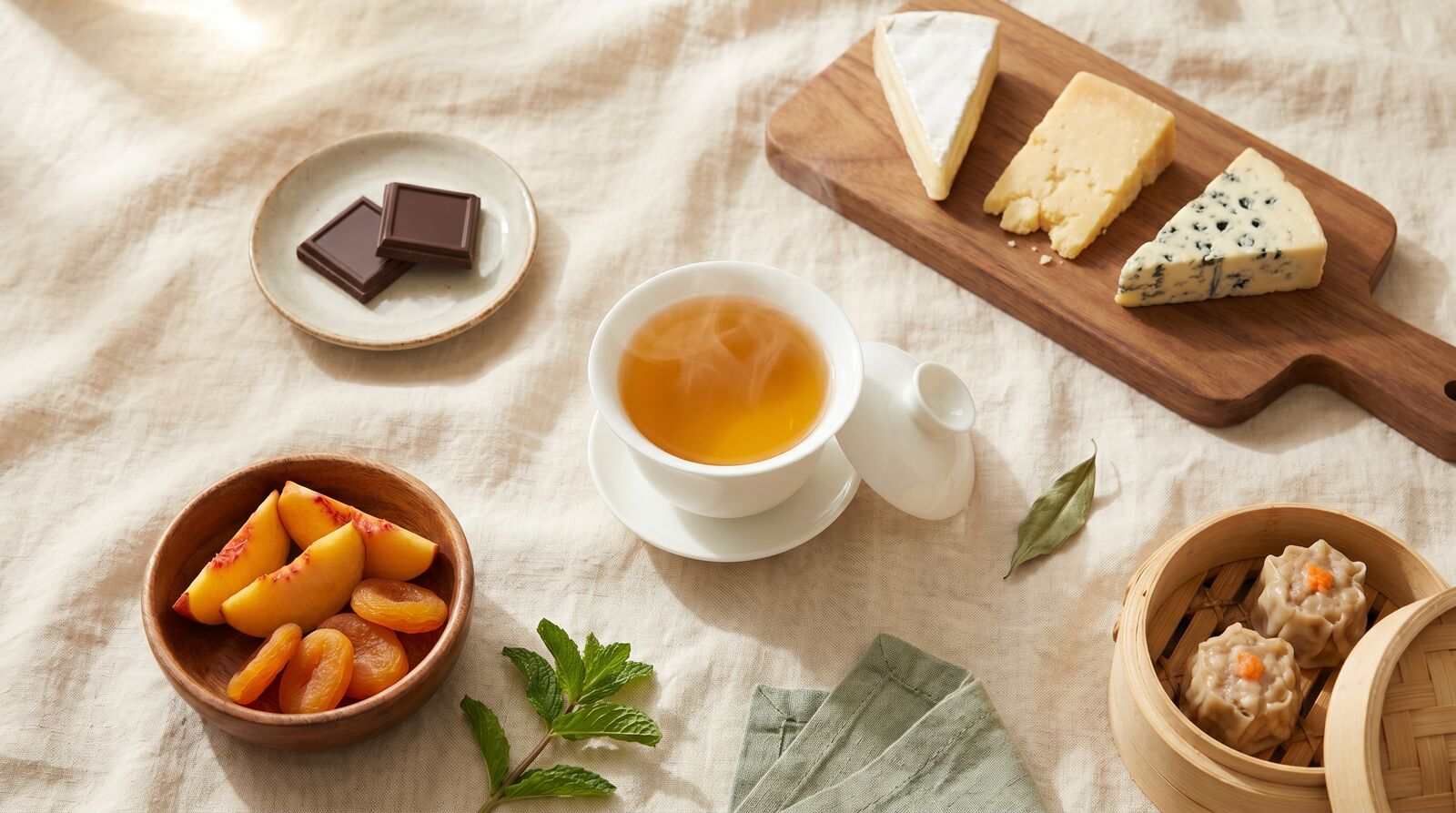 Guía de Maridaje de Té y Comida
